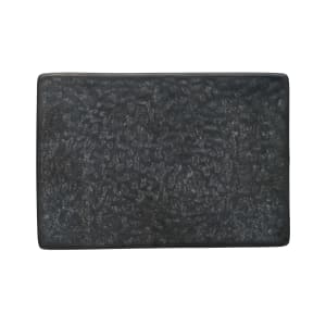 634-109706 Rectangular Ignea Platter - 7" x 4 3/4", Stoneware, Dark Matte