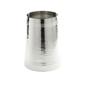 166-JBASE7 Base for JUICE3 & JUICE4 Juice Dispensers - 9"D x 12"H, Hammered, Stainless Steel