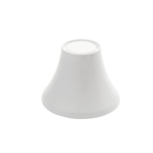 166-LFTW65 6 1/2" Round Pedestal - 4 7/8"H, Melamine, White