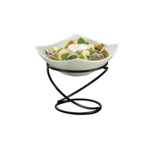 166-LWUS779 Riser Stand, 7x9x7", Wrought Iron/Black