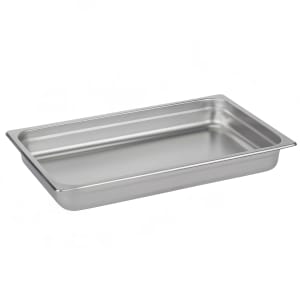 315-5226611 9 9/10 qt Rectangular Chafer Food Pan, Stainless Steel