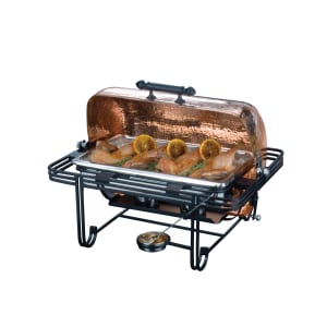 166-MESA72C Full Size Chafer w/ Roll-top Lid & Chafing Fuel Heat