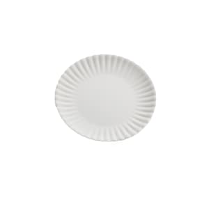166-MP9 8 7/8" Round Melamine Plate, White