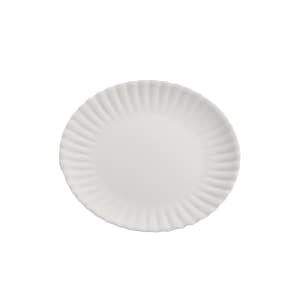 166-MP11 10 7/8" Round Melamine Plate, White