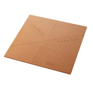 166-MPCUT6 Pizza Slicing Board w/ Marking For 6 Slice, Pressed Wood