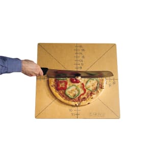 166-MPCUT4 Pizza Slicing Board w/ Marking For 4 or 8 Slice, Pressed Wood