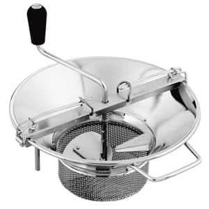 330-X5X5020 8 qt Food Mill w/ (1) 2-mm. Grid - 14 3/4" Deep, Stainless Steel