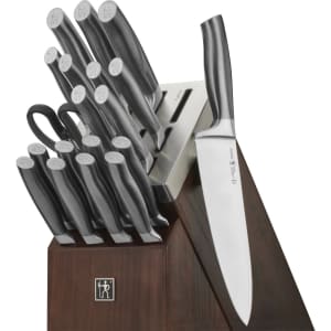 645-17633020 Graphite 20 Piece Knife Set w/ Self Sharpening Wood Block