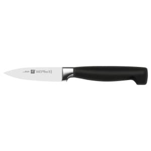 901-31070083 3" Paring Knife w/ Black Plastic Handle, High Carbon Stainless Steel