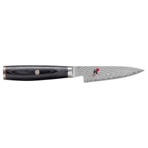 902-34680093 3 1/2" Paring Knife w/ Black Pakkawood Handle, Carbide Stainless Steel