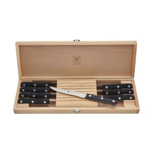 901-39123850 Gourmet 8 Piece Steak Knife Set w/ Wood Presentation Box