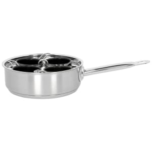 875-84619 1 1/2 qt Stainless Steel Egg Poacher Pan w/ Hollow Metal Handle
