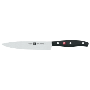 901-30723163 6" Utility Knife w/ Black Plastic Handle, High Carbon Stainless Steel