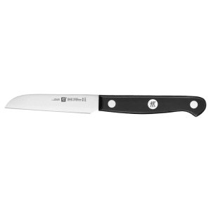 901-36110073 3" Vegetable Knife w/ Black Plastic Handle, High Carbon Stainless Steel