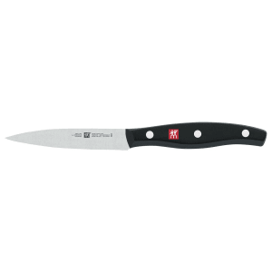 901-30720103 4" Paring Knife w/ Black Plastic Handle, High Carbon Stainless Steel