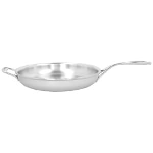 875-25632 12 1/2" Atlantis Proline Frying Pan w/ Helper Handles, Stainless Steel