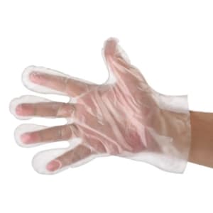 285-TPES3200 Disposable TPE Hybrid Gloves - Opaque, Small