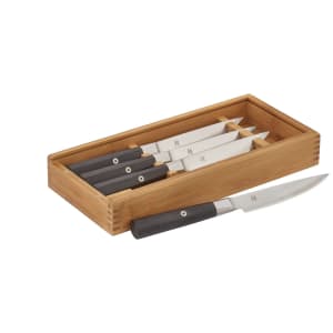 902-33961003 Koh 4 Piece Steak Knife Set w/ Wood Box