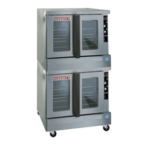 015-ZEPH200EDBL4803 Double Full Size Electric Convection Oven - 11kW, 480v/3ph