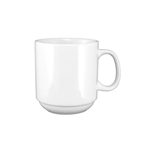 129-9696W 11 oz Torino™ Mug - Porcelain, European White