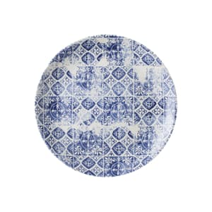 450-FP172 10 1/4" Round Maker's Plate - Ceramic, Porto Blue