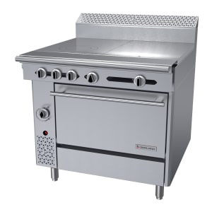 451-C3611RNG 36" Gas Range w/ (2) Hot Tops & Standard Oven, Natural Gas