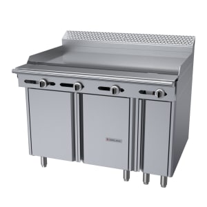451-C4811SLP 48" Gas Range w/ Griddle & Storage Base, Liquid Propane