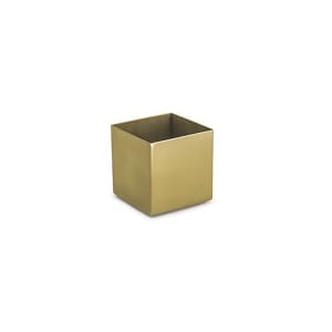 872-TSH008GOS22 Square Sugar Caddy - Stainless Steel, Matte Brass