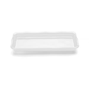 701-M1318NW Rectangular Serving Tray - 17 3/4"L x 13"W, Melamine, White