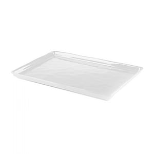 701-M1826NW Rectangular Serving Tray - 26"L x 18"W, Melamine, White