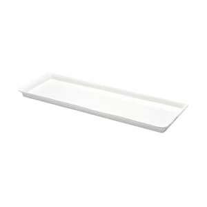 701-M926NW Rectangular Serving Tray - 26"L x 9"W, Melamine, White