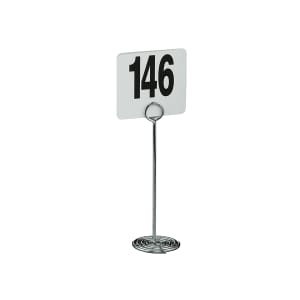 166-NSC8 8" Number Card Holder - Chrome