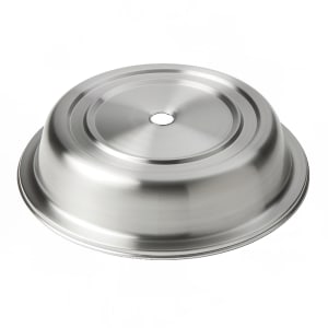 166-PC1206R 12 1/4" Round Plate Cover - 2"H, Stainless Steel w/ Satin Finish