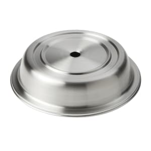 166-PC1175R 12 1/8" Round Plate Cover - 2"H, Stainless Steel w/ Satin Finish