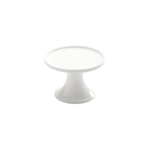 166-PSP4 4" Round Serving Stand - White Porcelain