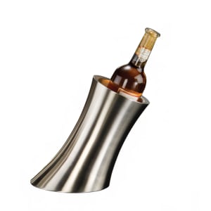 166-SLWC2 9 1/4" Double Walled Wine Cooler - Stainless Steel, Brushed Finish