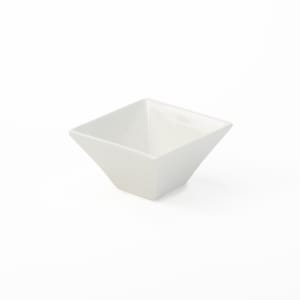166-SQB55 4 7/8" Square Bowl w/ 12 oz Capacity, Porcelain/White
