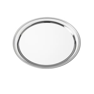166-SST12 12" Round Serving Tray, Stainless