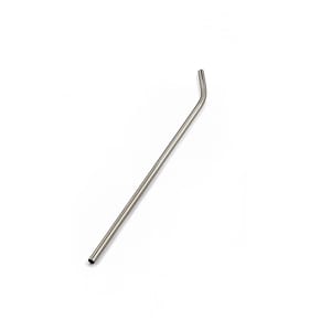 166-STWS10 10" Bent Metal Straw - Stainless Steel, Silver