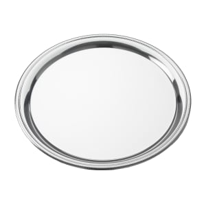 166-SST14 14" Round Serving Tray, Stainless