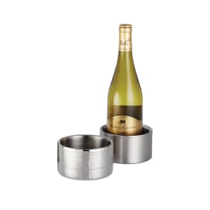 166-SW4 4 3/4" Wine Coaster, Stainless