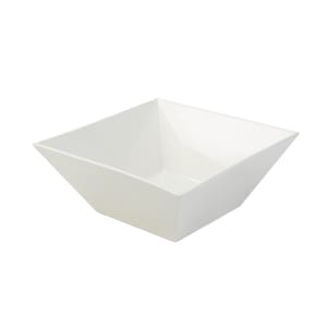 166-WFB12 12" Square Bowl w/ 194 oz Capacity, White/Porcelain