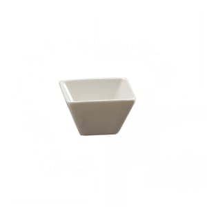 166-WFB3 3" Square Bowl w/ 3 oz Capacity, White/Porcelain