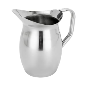 166-WP100 100 oz Stainless Steel Pitcher w/ Mirror Finish