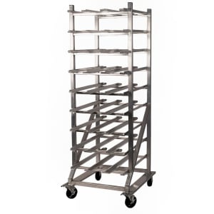145-CR162M 76"H Mobile Can Rack w/ (162) #10 or (216) #5 Capacity