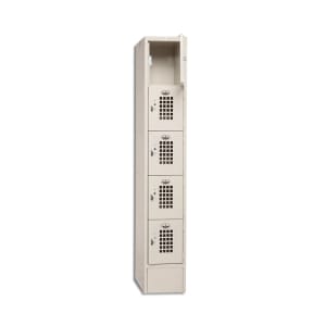 145-WL55 1-Column Locker w/ (5) 10" x 12" x 12" Compartments, Beige