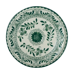 706-A103P802 9" Round Plate - China, Talavera Green