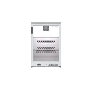 746-IMDERV15II 23 5/8" Bar Refrigerator - 1 Swinging Glass Door, Stainless, 115v