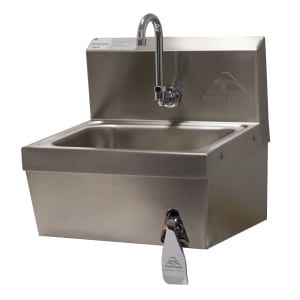 009-7PS622X Wall Mount Commercial Touchless Hand Sink w/ 14"L x 10"W x 5"D Bowl, Basket Drain