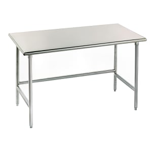 009-TAG300 30" 16 ga Work Table w/ 430 Series Stainless Flat Top